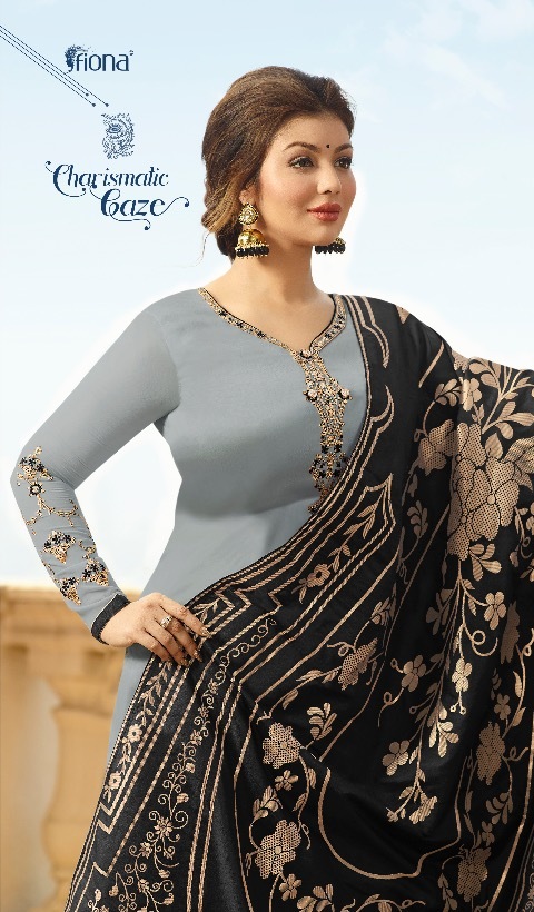 Ayesha Jequard Dupatta Vol 4 Fiona Designer Festival Collection Salwar Kameez Wholesaler