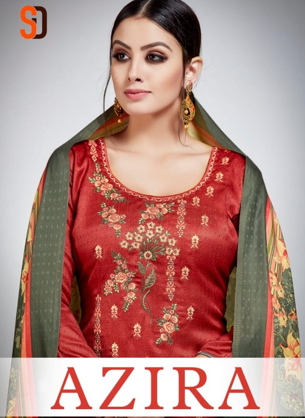 Azira Shraddha Designer Pashmina Fabric Salwar Suits Dealer Supplier