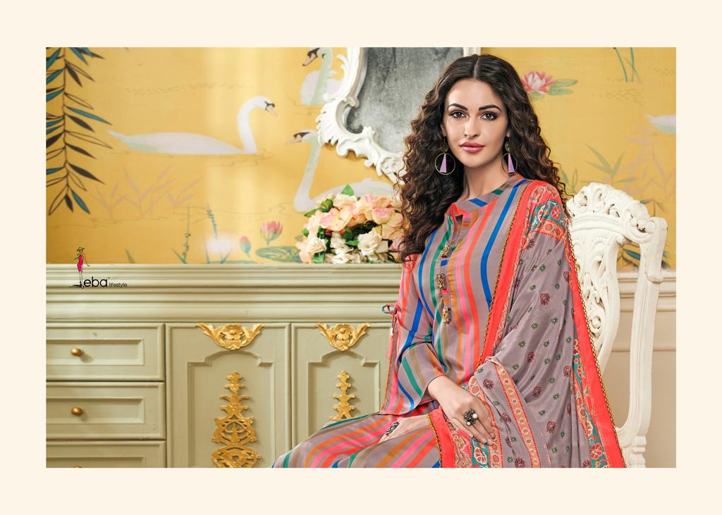 Eba Lifestyle Simran Vol 1 Creap Fabric With Digital Prints Salwar Suit