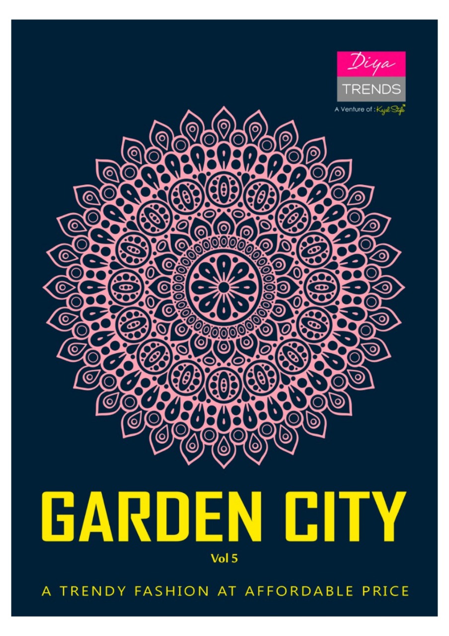 Diya Trendz Gardencity Vol 5 Rayon Straight Kurti Wholesale Dealer Surat