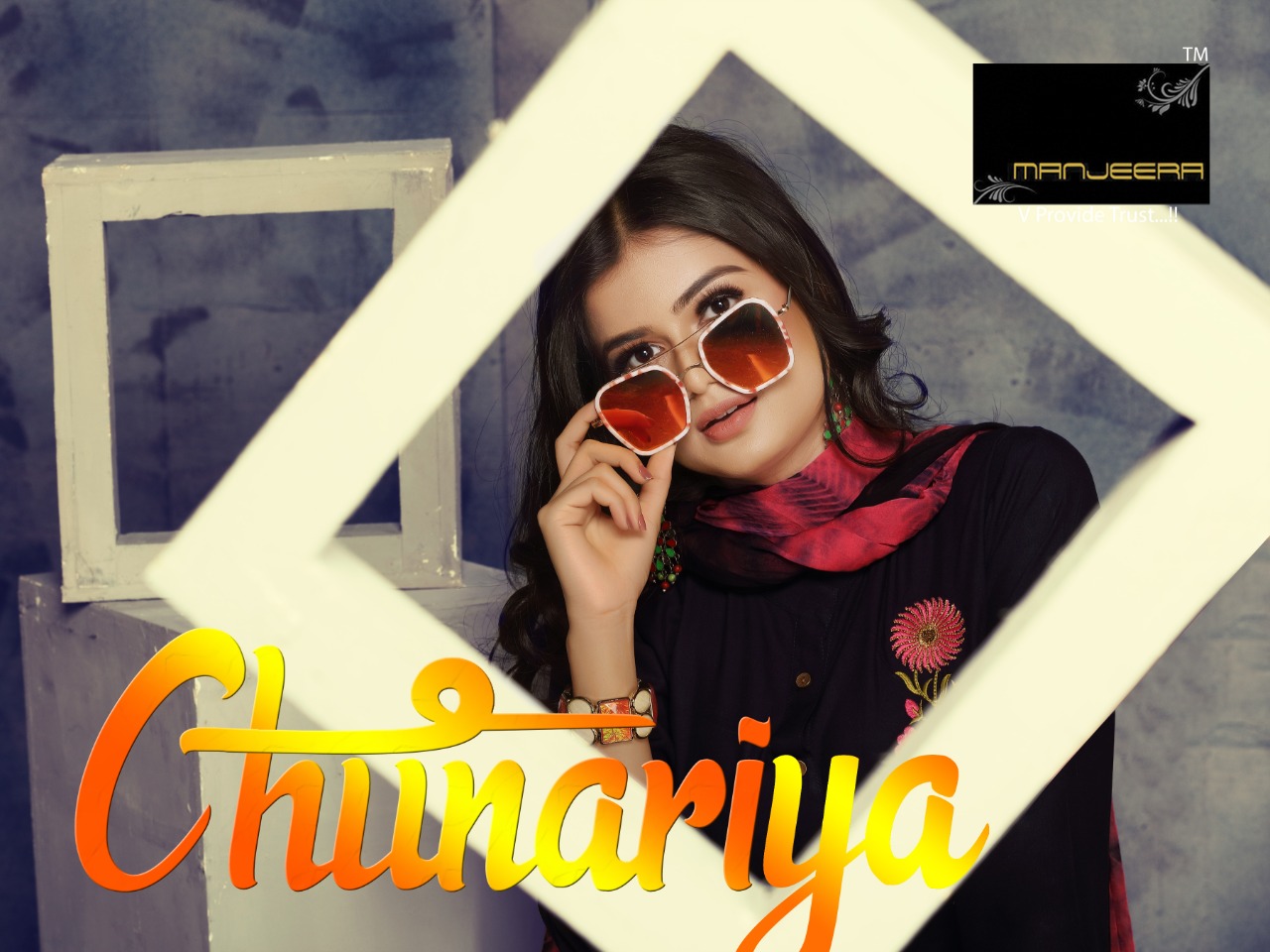 Manjeera Chunariya 3 Piece Top Dupatta Plazo Ready Made Set Wholesale Rate Surat