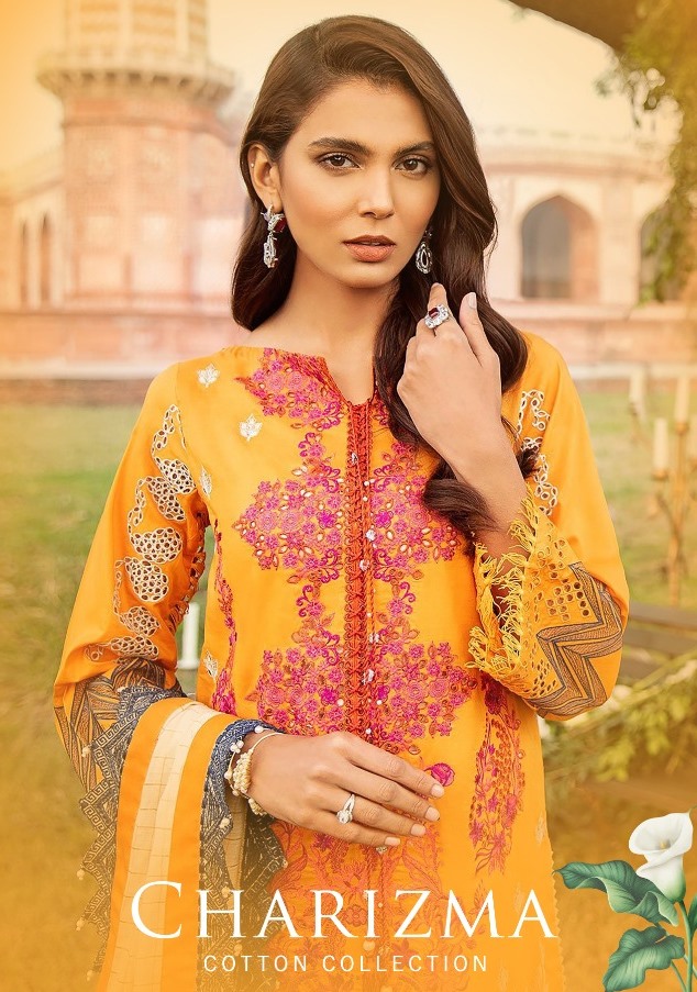Shraddha Designer Launches Charizma Cotton Collection Desiigner Jam Cotton Pakistani Style Dress Material