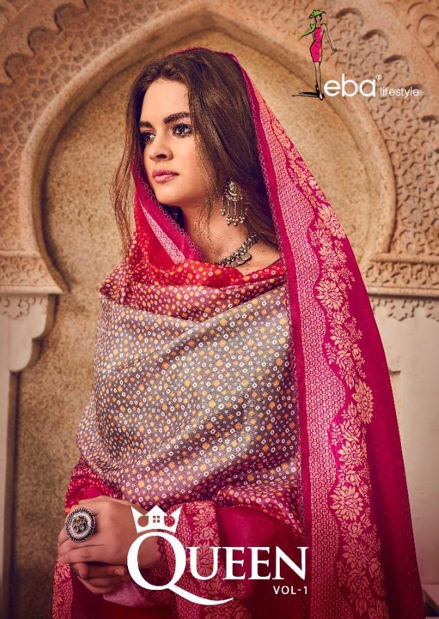 Eba Lifestyle Launches Queen Tusar Fabric With Embroidery Work Salwar Kameez Wholesale Dealer