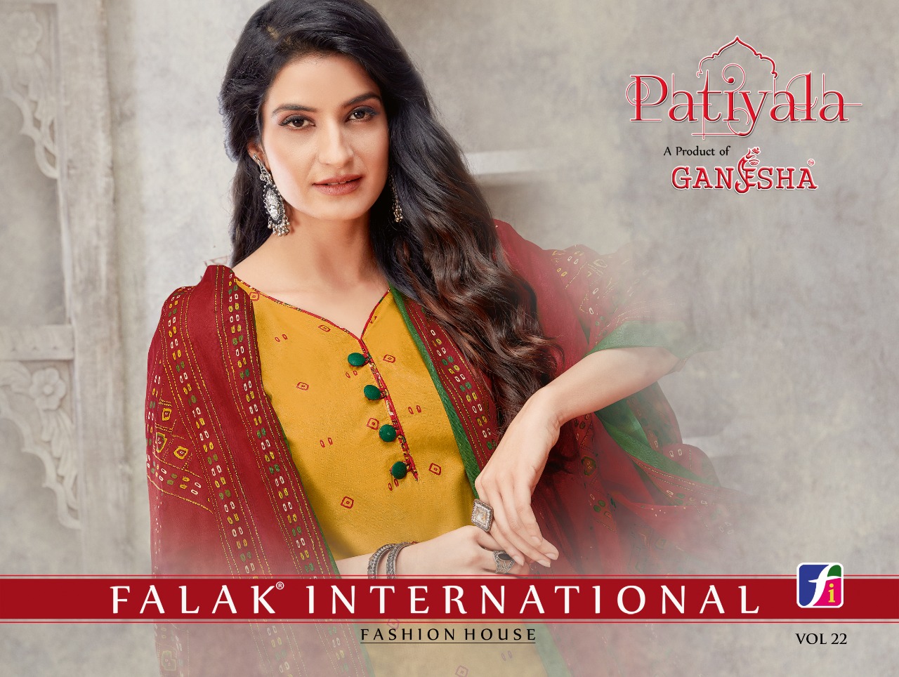 Ganesha Patiyala Vol 22 Cotton Fabric Salwar Suit Wholesale Dealer At Surat