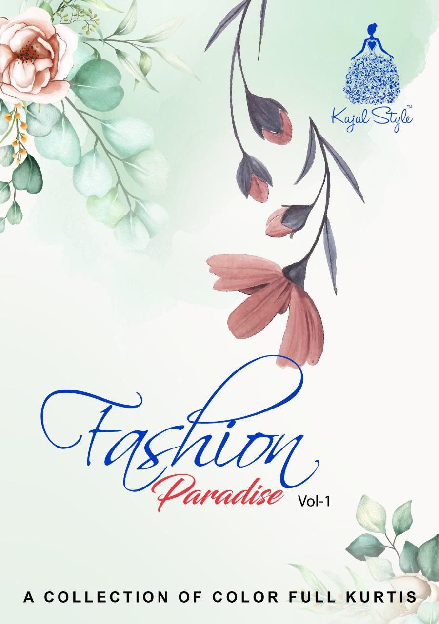 Kajal Style Launches Fashion Paradise Vol 1 Rayon Fabric With Embroidery Kurti With Plazzo Set