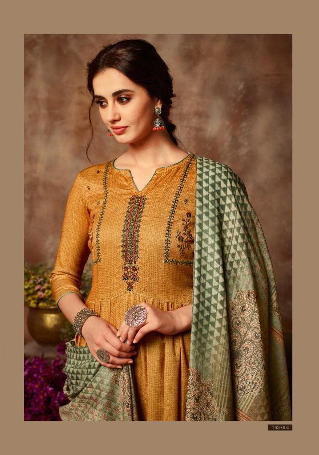 Sargam Prints Launched Yasmin Fabric Pure Pashmina Salwar Kameez