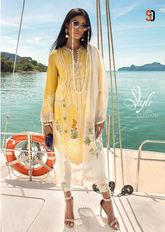 Sharaddha Designer Launched Sana Safina Vol 2 Lawn Cotton Salwar Suit