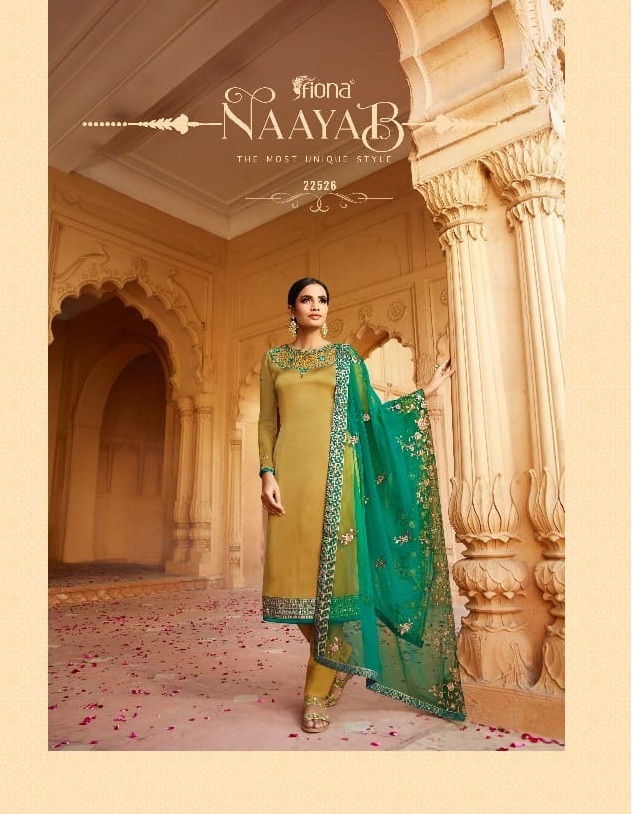 Fiona Launched Kritika Lengha Colour Plus Heavy Georgette With Embroidery Work Salwar Kameez