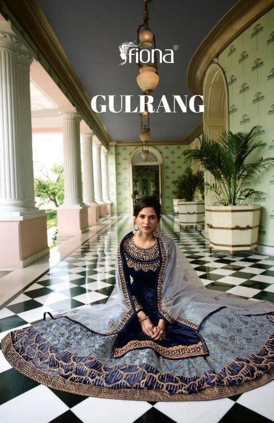 Fiona Presents Gulrang Heavy Georgette With Heavy Embroidery Designer Salwar Kameez