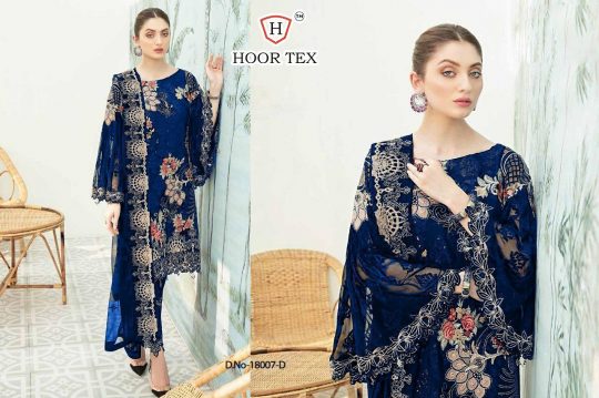 Hoortex Launched 18007 Colours Heavy Georgette With Pakistani Consept Salwar Suit