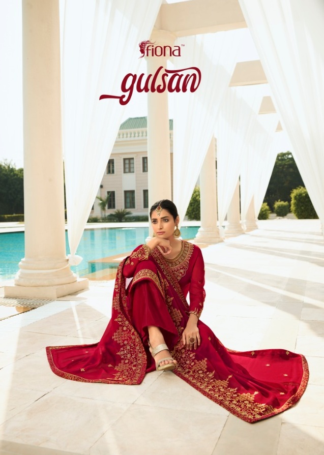 Fiona Launched Gulsan Georgette Fancy Designer Salwar Kameez Wholesale Dealer Surat