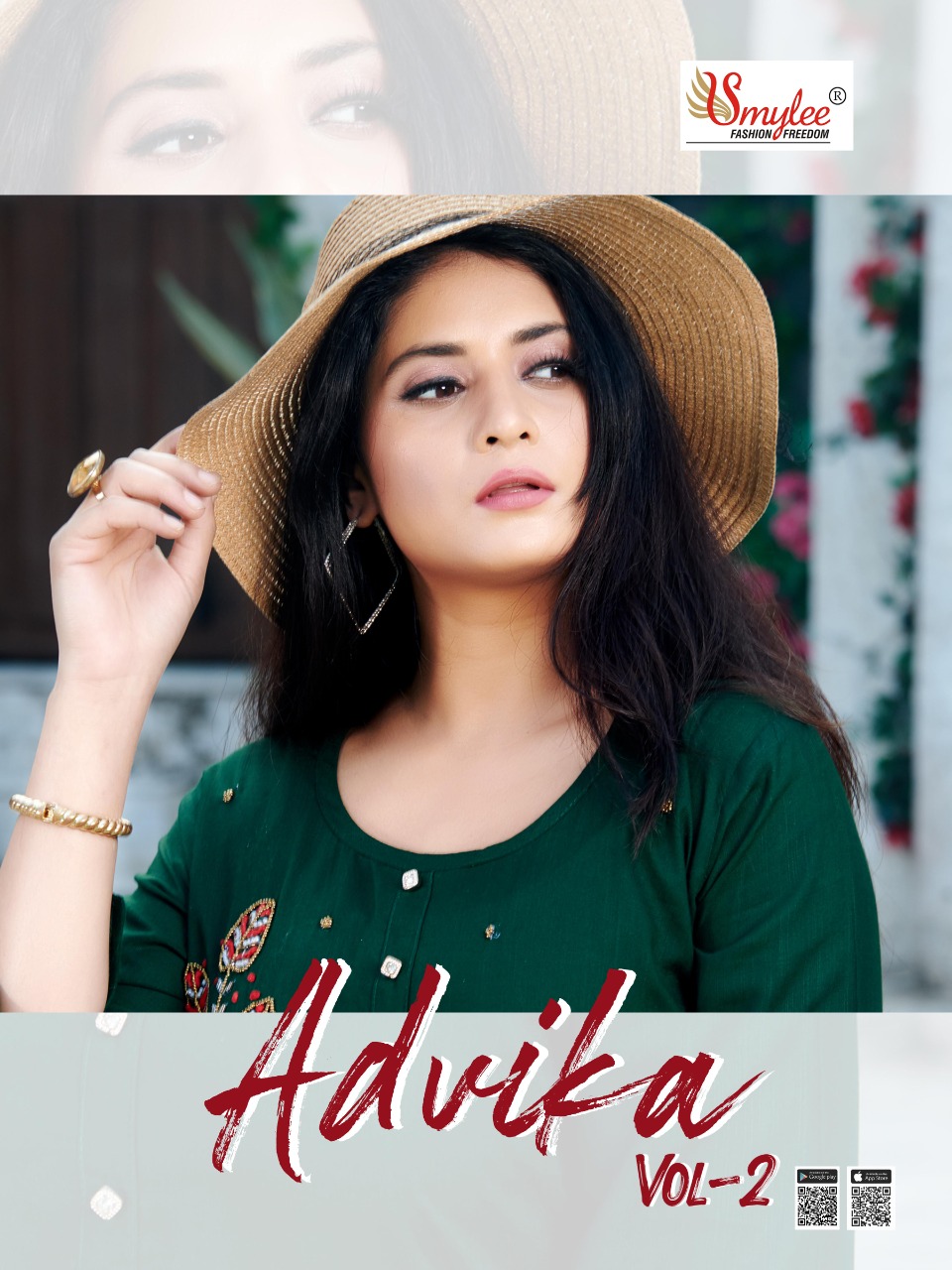 Smylee Fashion Launched Advika Vol 2 Heavy Rayon Slub With Handwork Kurtis Wholesale Dealer Surat