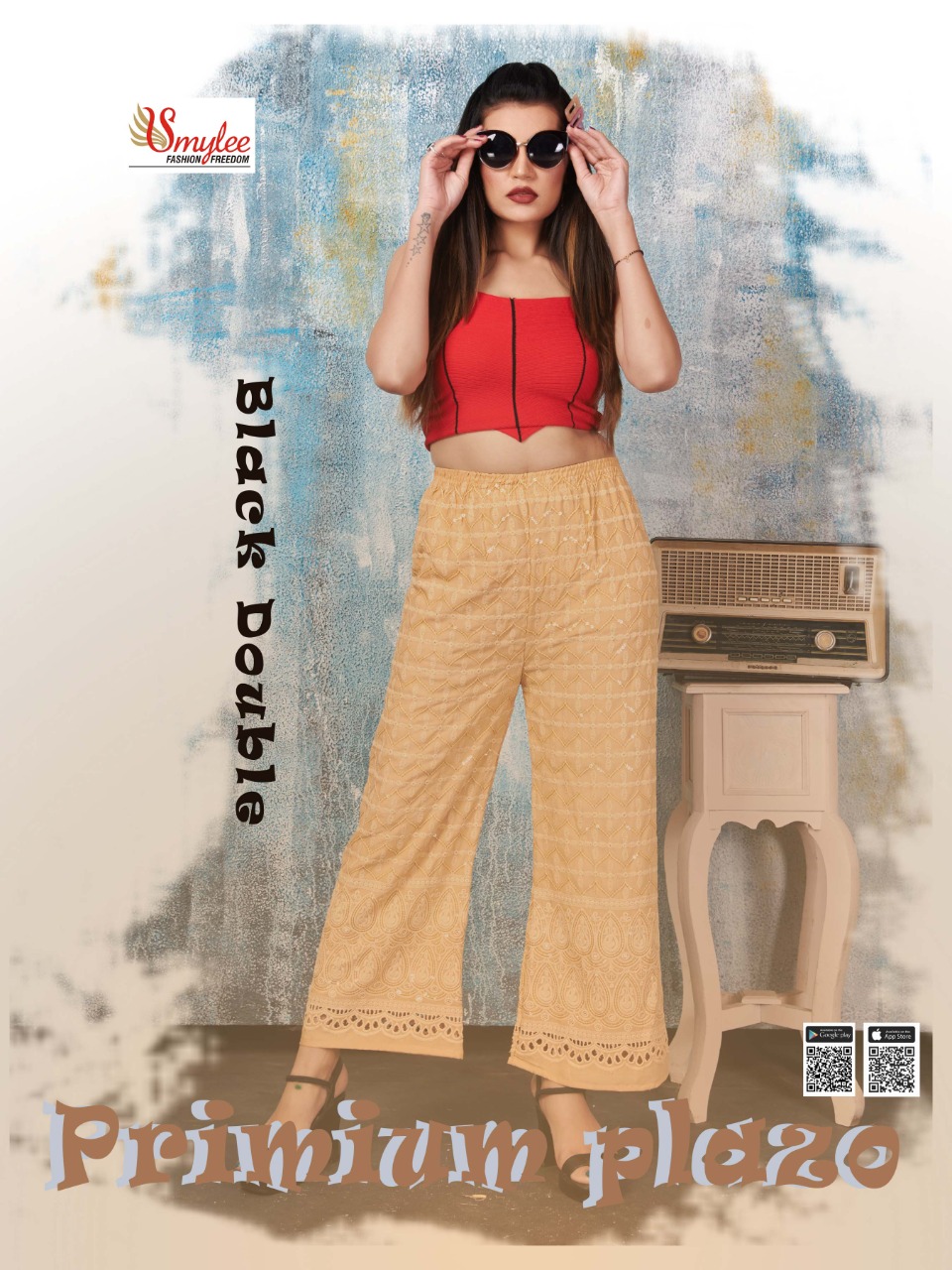 Smylee Fashion Launched Premium Plazo Vol 2 Rayon With Heavy Chicken Sequence Work Plazzo Wholesale Dealer Surat