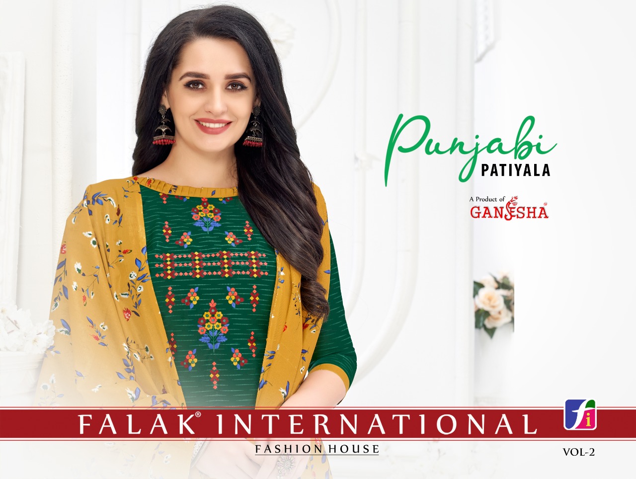 Falak International Presents Punjabi Patiyala Vol 2 Pure Cotton Patiyala Style Ready Made Salwar Suits Wholesale Dealer Surat