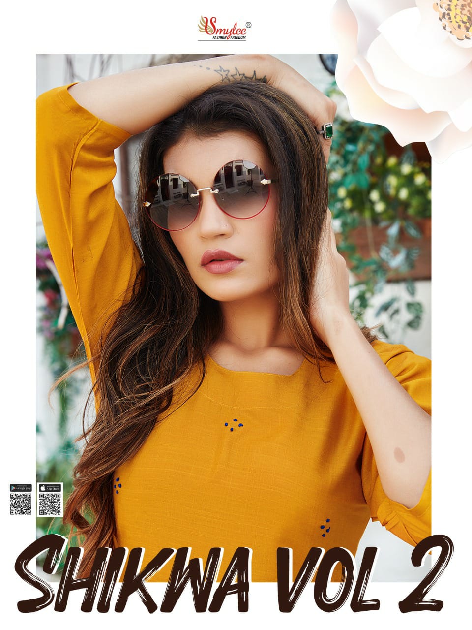 Smylee Fashion Shikwa Vol 2 Heavy Slub Rayon With Manual Handwork Readymade Short Kurti Wholesale Dealer Surat