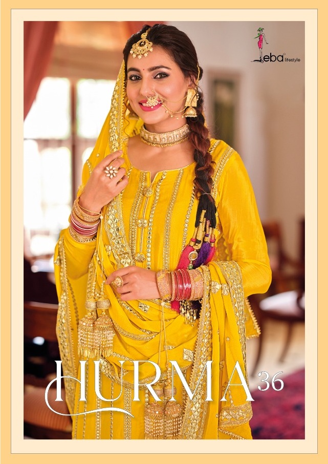 Eba Lifestyle Hurma Vol 36 Chinon Suit Best Online Wholesaler Surat