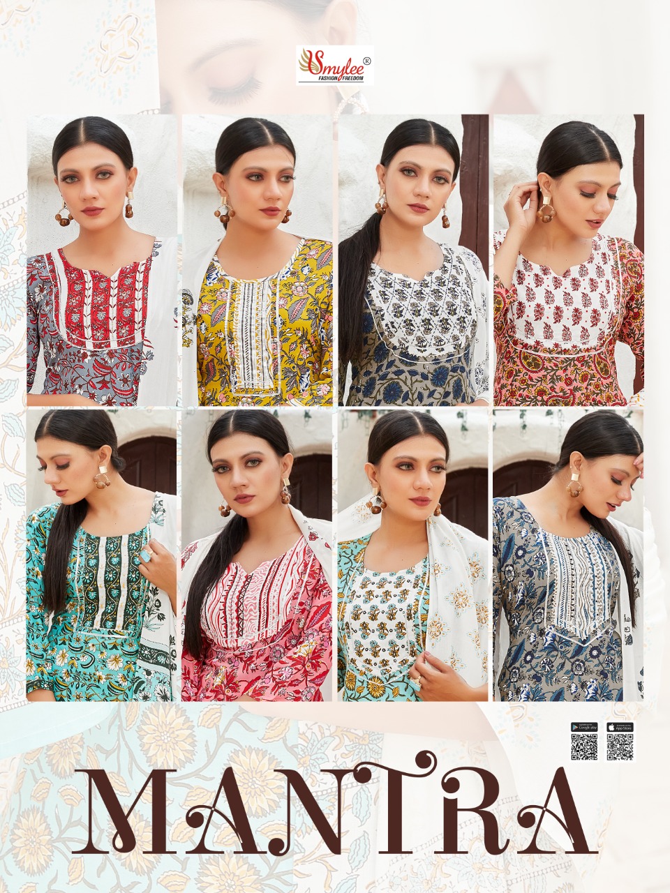 Smylee Fashion Mantra Readymade Rayon Kurtis Best Rate Wholesaler Surat
