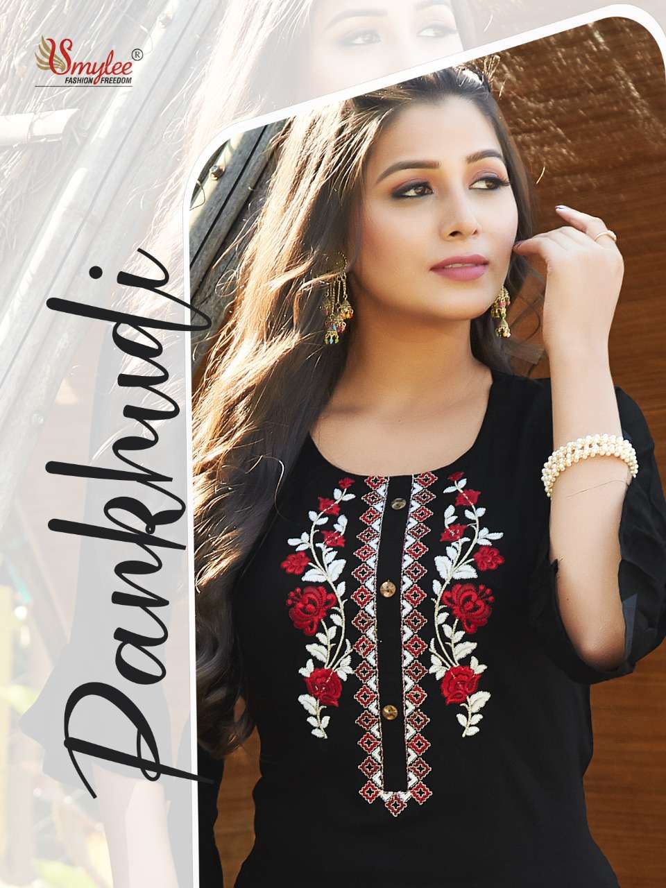 Smylee Fashion Pankhudi Rayon Slub Fancy Kurtis Wholesaler Surat