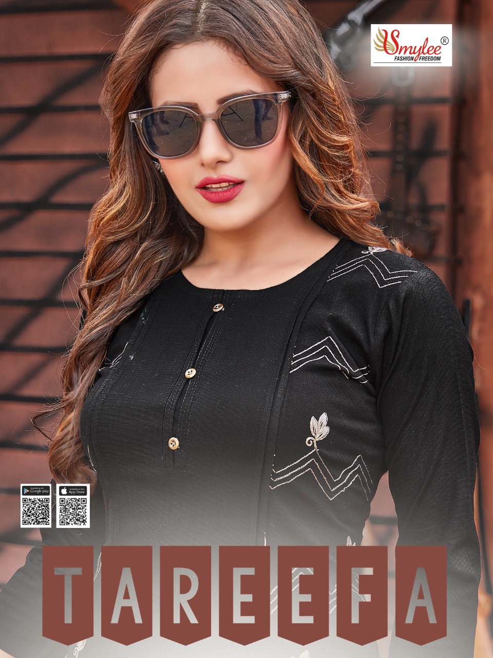 Smylee Fashion Tareefa Strachable Slub Fancy Causal Wear Kurtis Wholesaler Surat