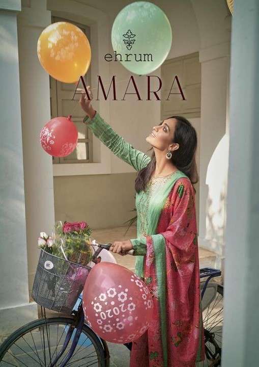 Varsha Ehrum Amara Cotton Printed With Embroidery Designer Suits Wholesaler Surat