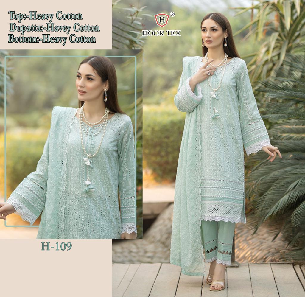 HOOR TEX H 109 COTTON SALWAR KAMEEZ 