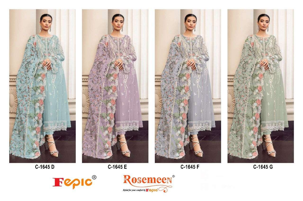 FEPIC ROSEMEEN 1645 PAKISTANI SUITS