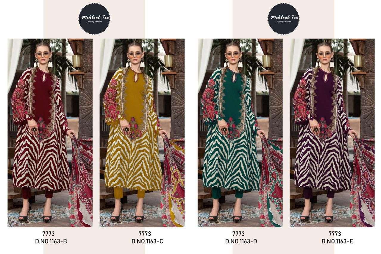 MEHBOOB TEX M PRINT HIT COLLECTION D NO 1163 COTTON SALWAR KAMEEZ 