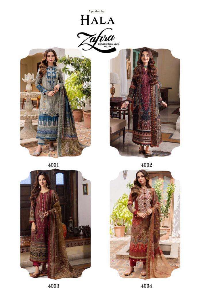 ZAFIRA VOL 4 LAWN COTTON SALWAR KAMEEZ
