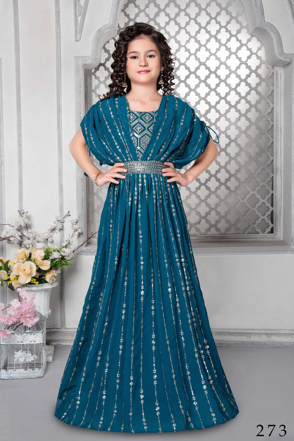  AARADHNA VOL 40 PARTY WEAR KIDS GOWN 