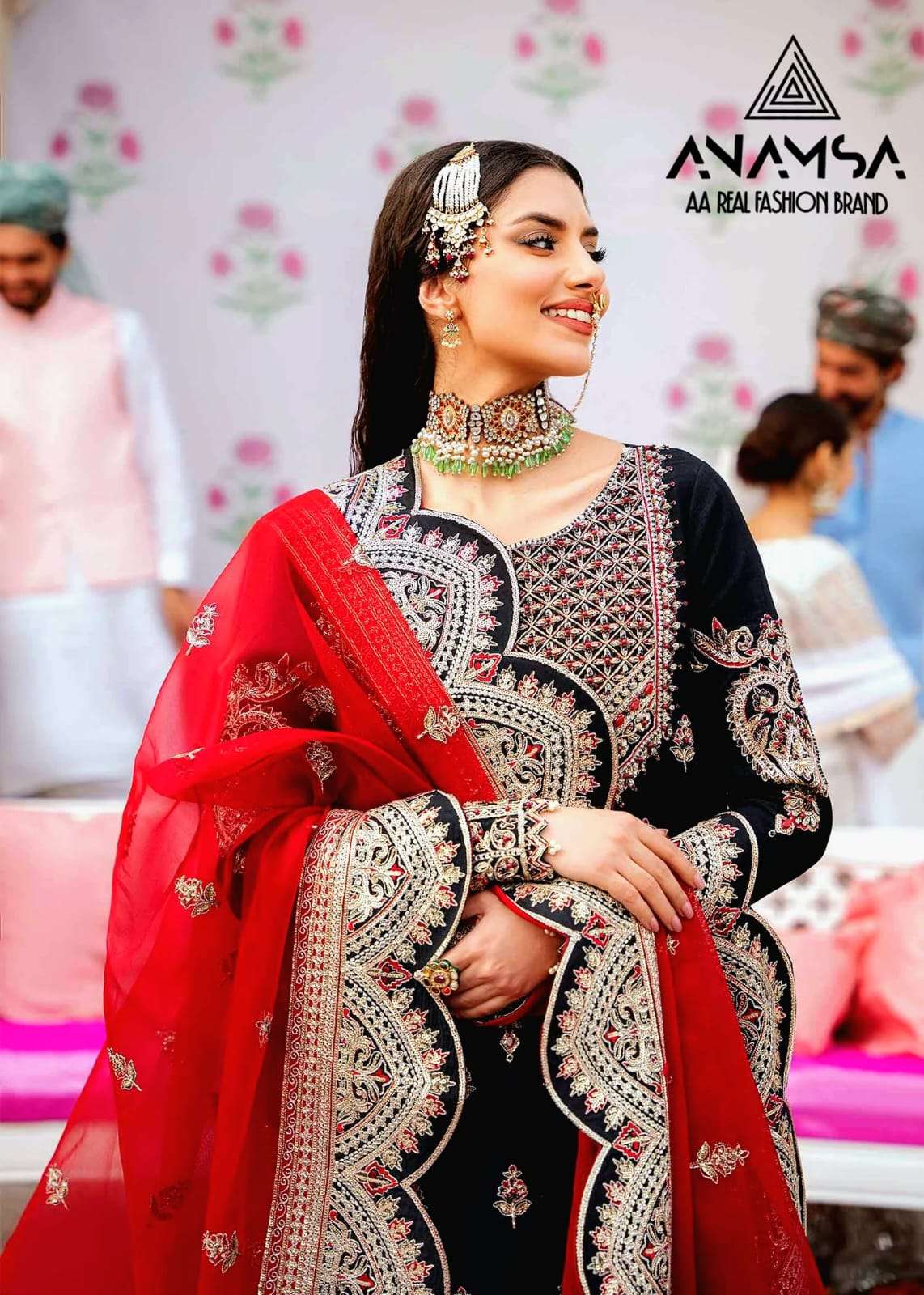 ANAMSA D NO 286 PAKISTANI SUIT