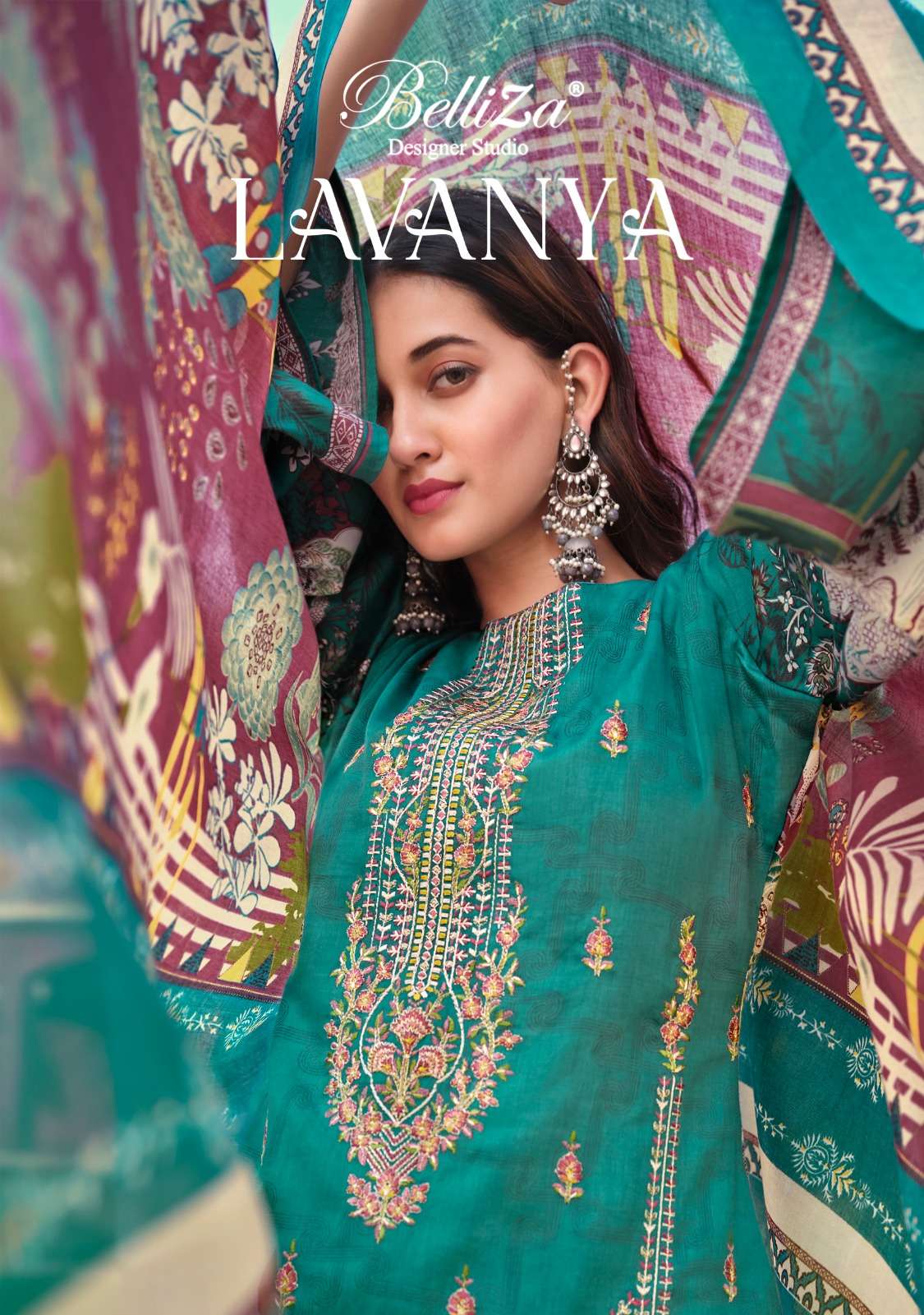 BELLIZA DESIGNER STUDIO LAVANYA FANCY JAM COTTON SUITS