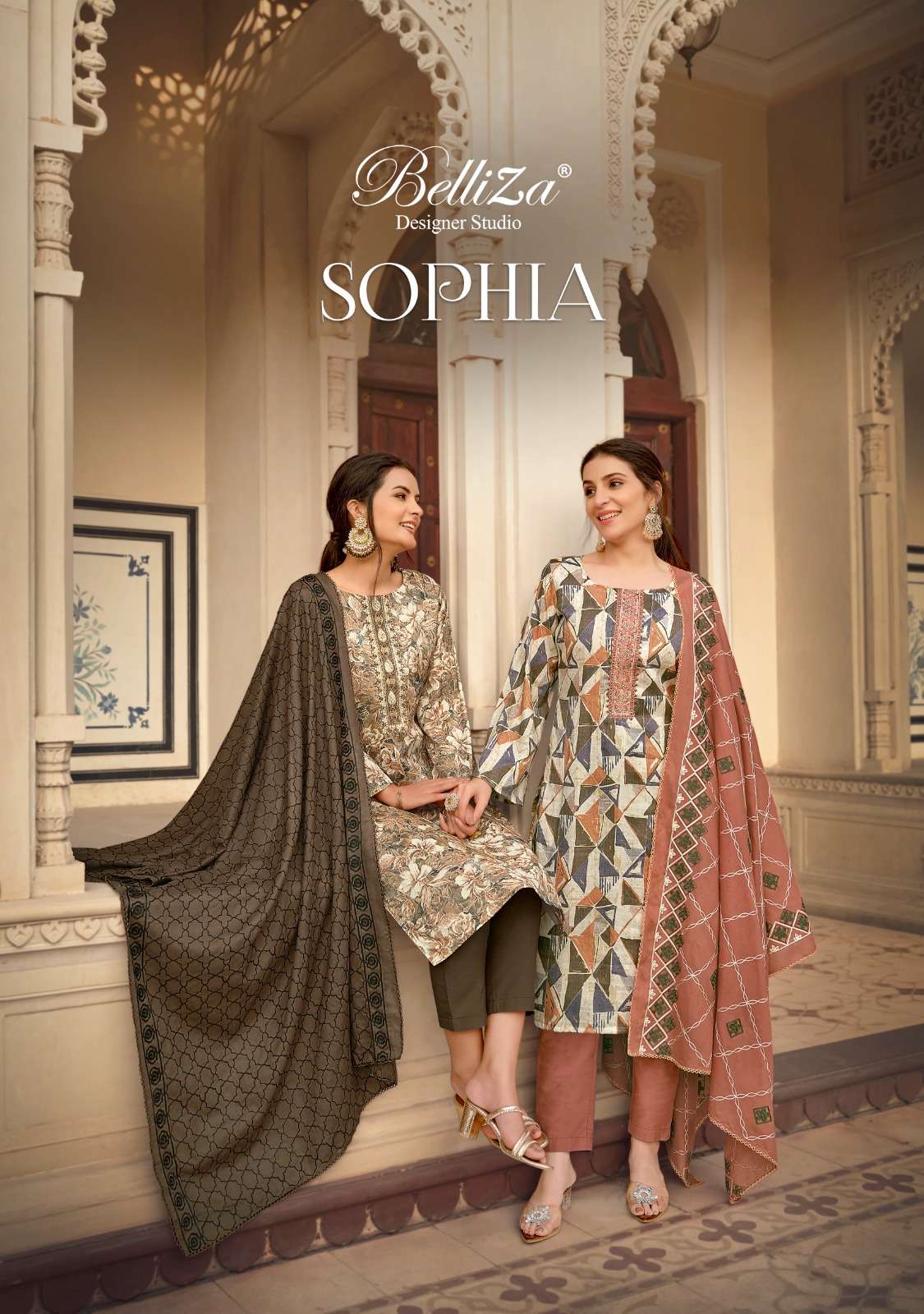 BELLIZA DESIGNER STUDIO SOPHIA COTTON SALWAR SUIT