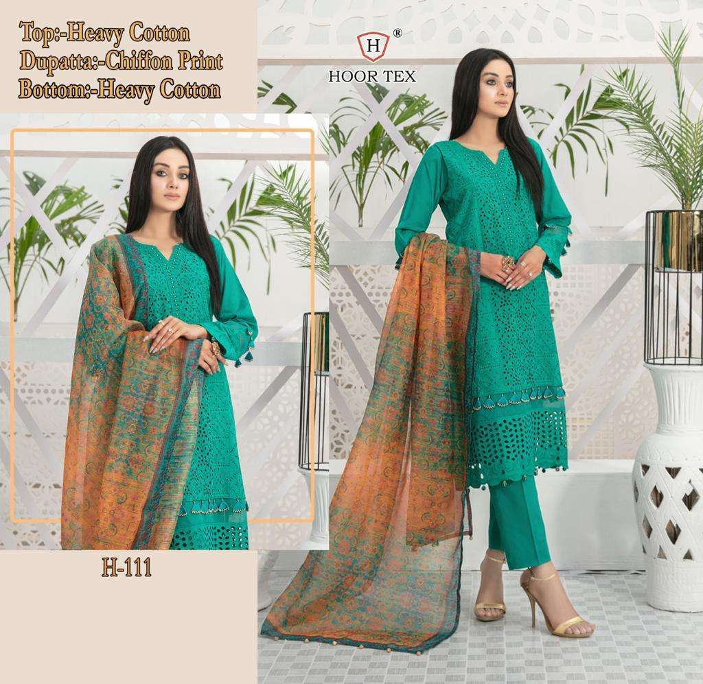 HOOR TEX H 111 COTTON SALWAR KAMEEZ 