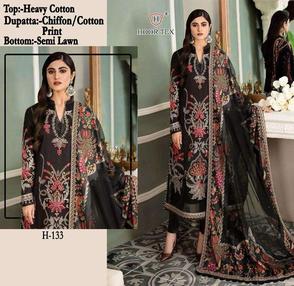 HOOR TEX H 133 COTTON SALWAR KAMEEZ 