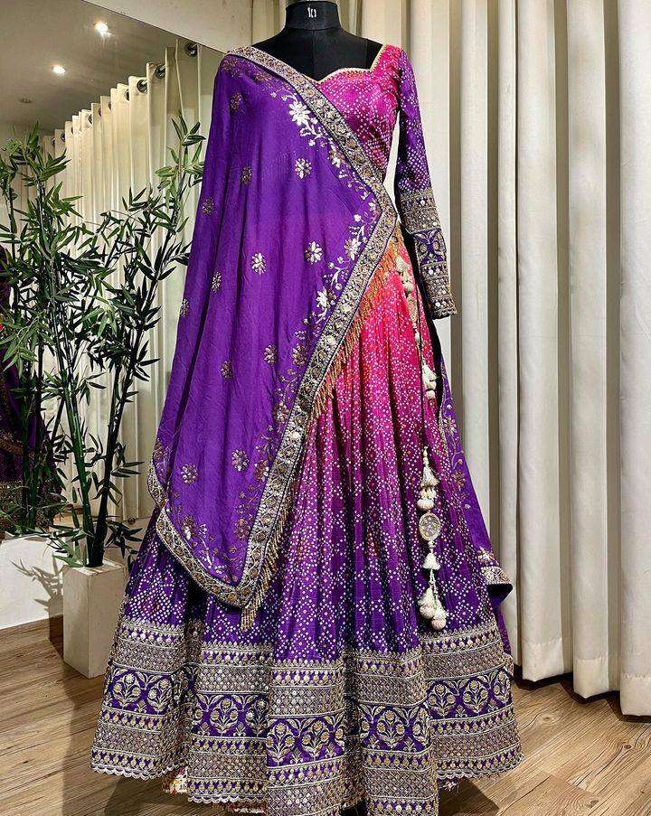 KF 1613 PINK LEHENGA CHOLI 