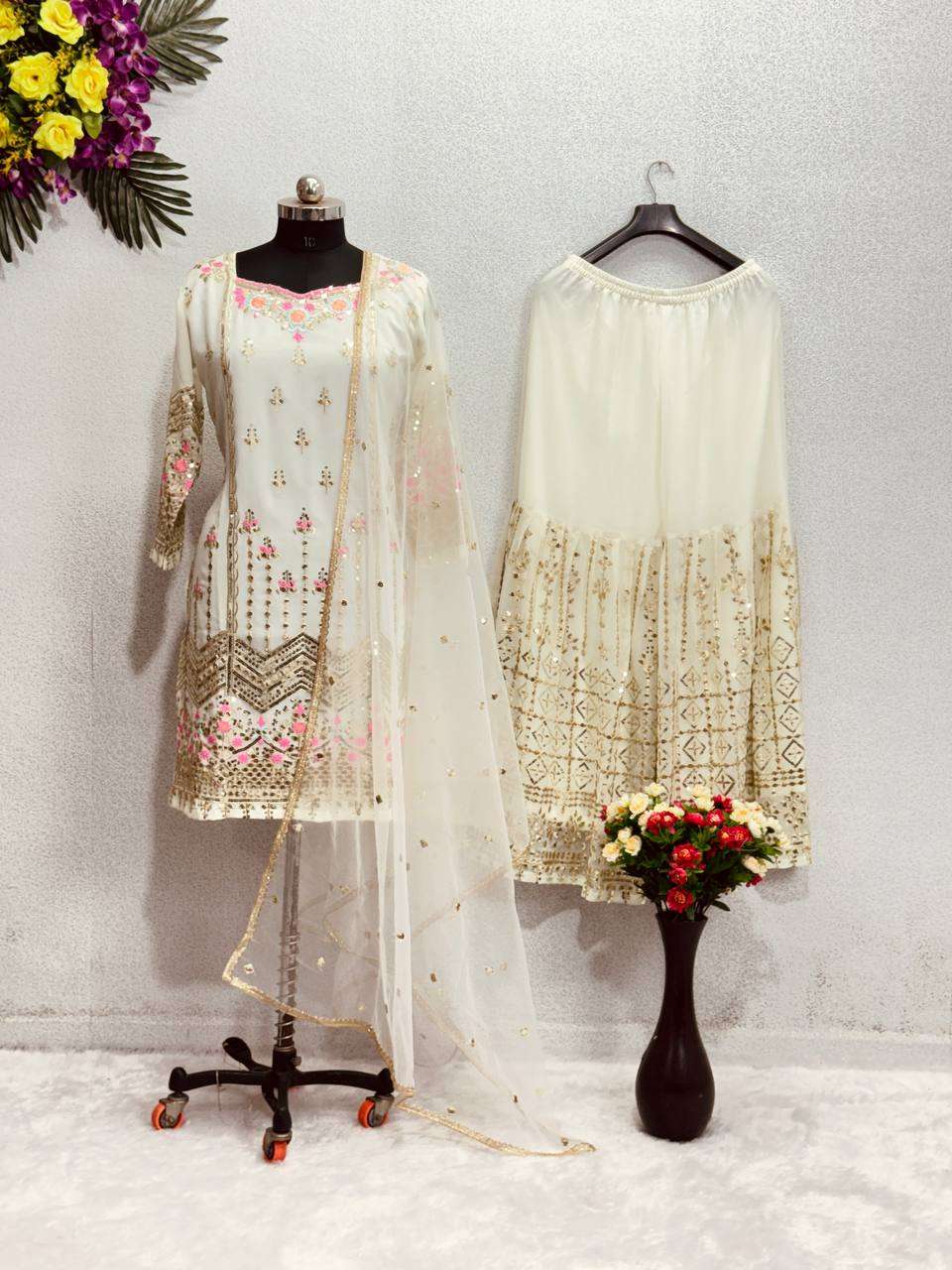 KF 1619 SHARARA SUIT