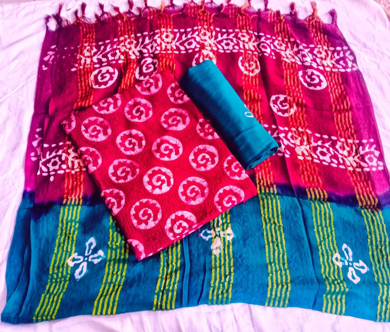 MF RAYON BATIK DRESS MATERIALS
