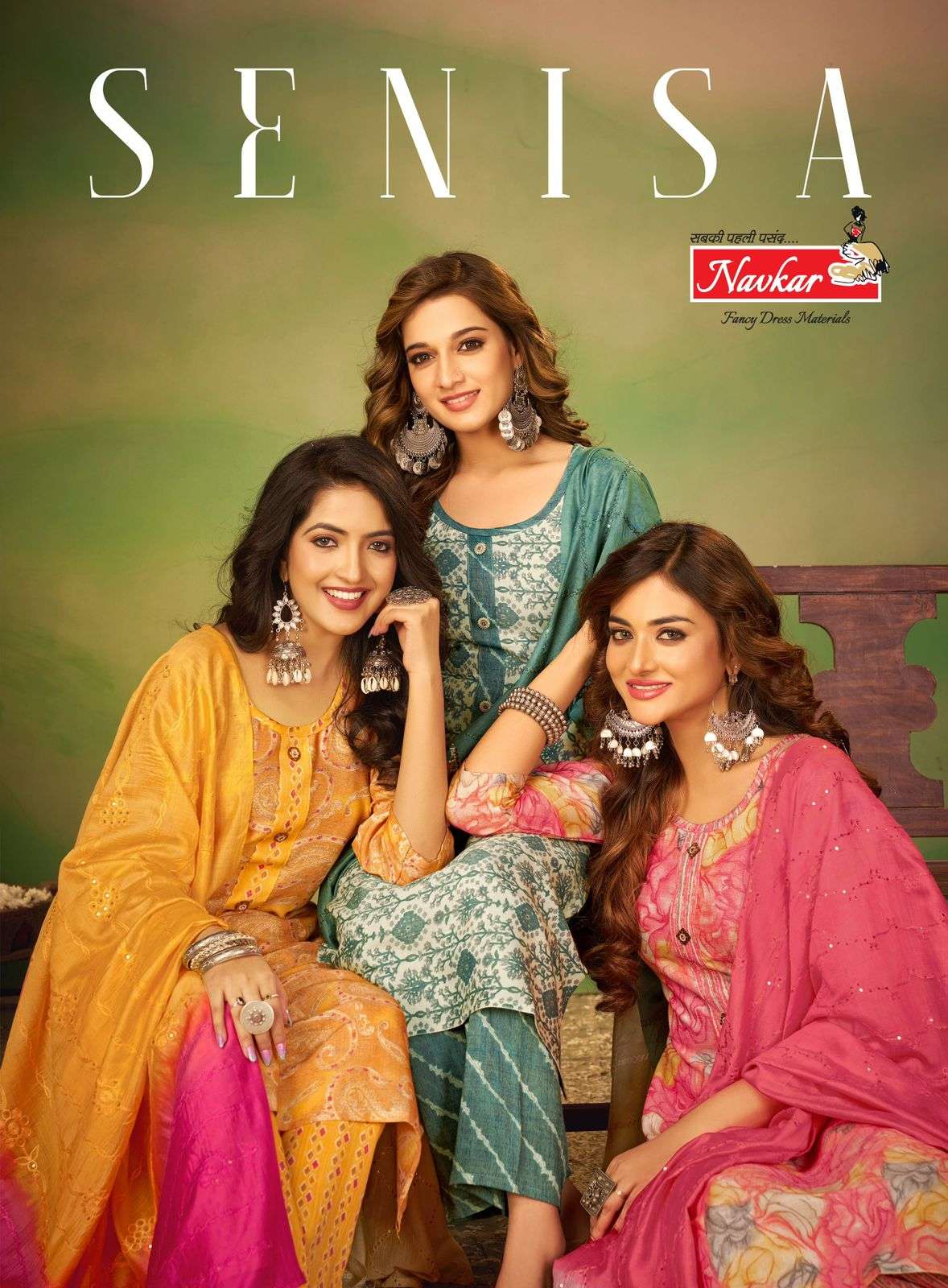 NAVKAR SENISA VOL 1 KURTI COMBO SET 