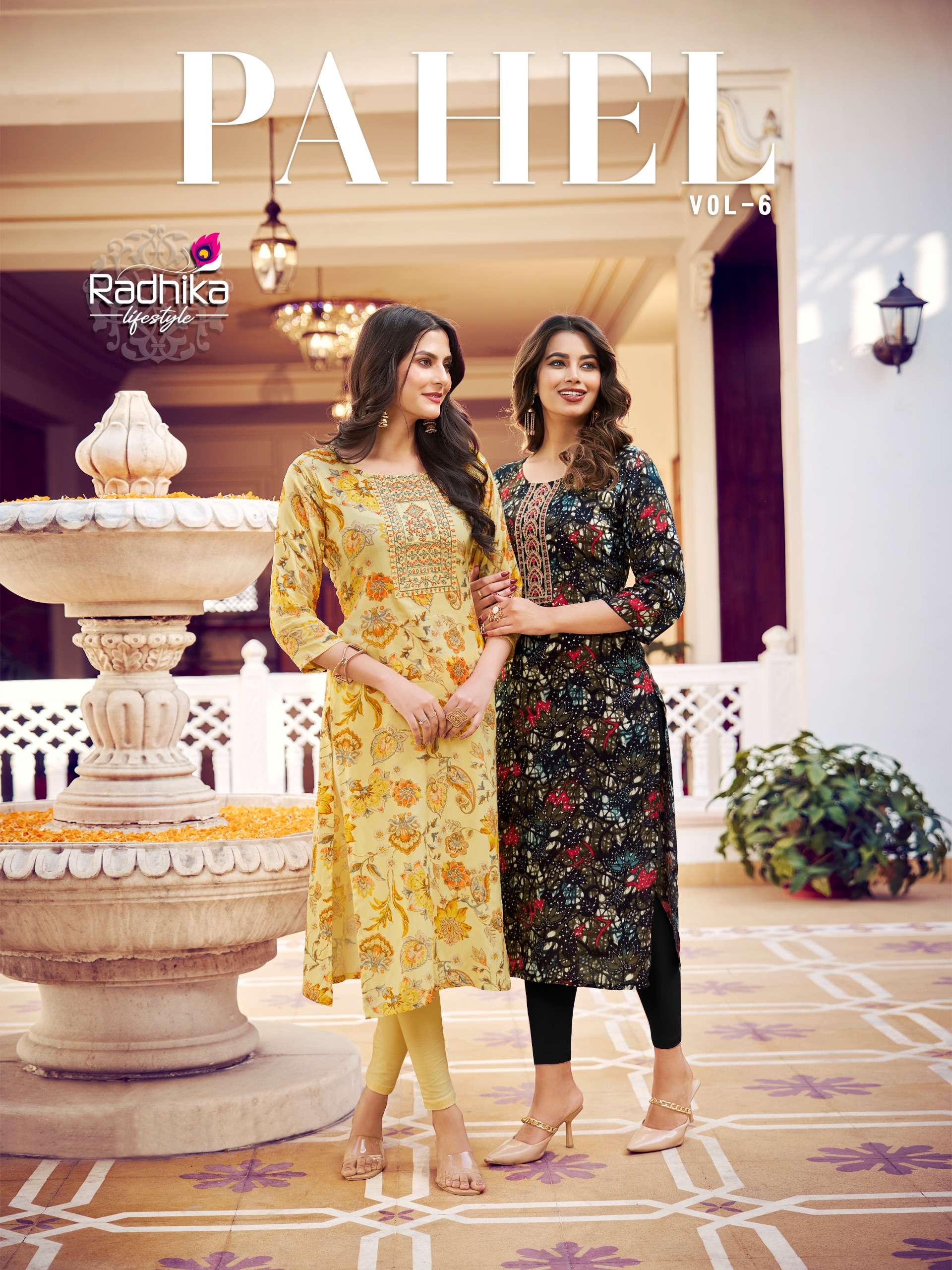 RADHIKA LIFESTYLE PAHEL VOL 6 LADIES KURTI CATALOUGE