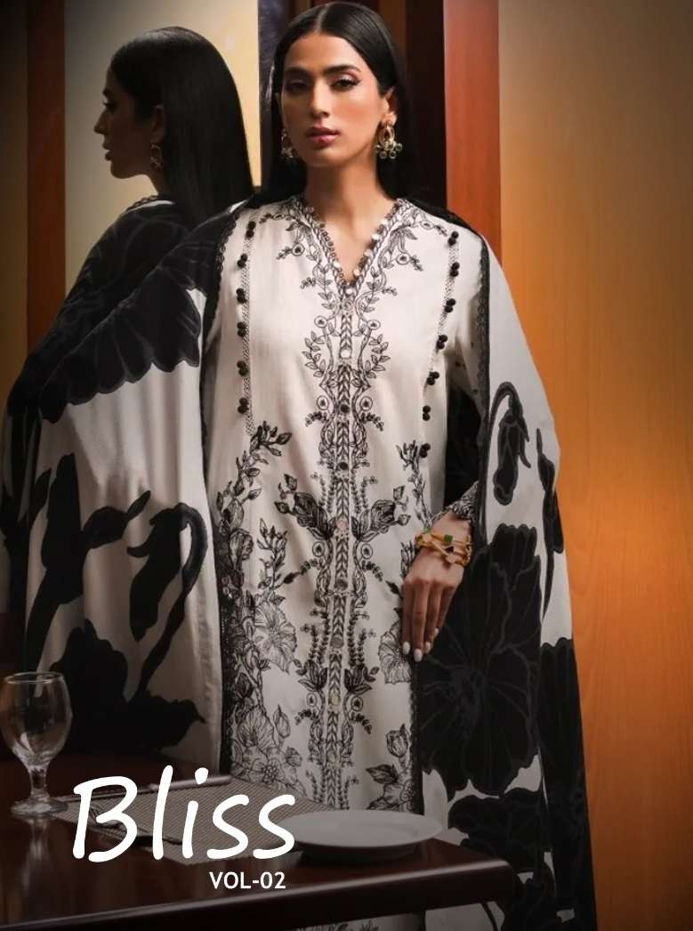 SHARADDHA DESIGNER BLISS VOL 2 LAWN COTTON SALWAR KAMEEZ 