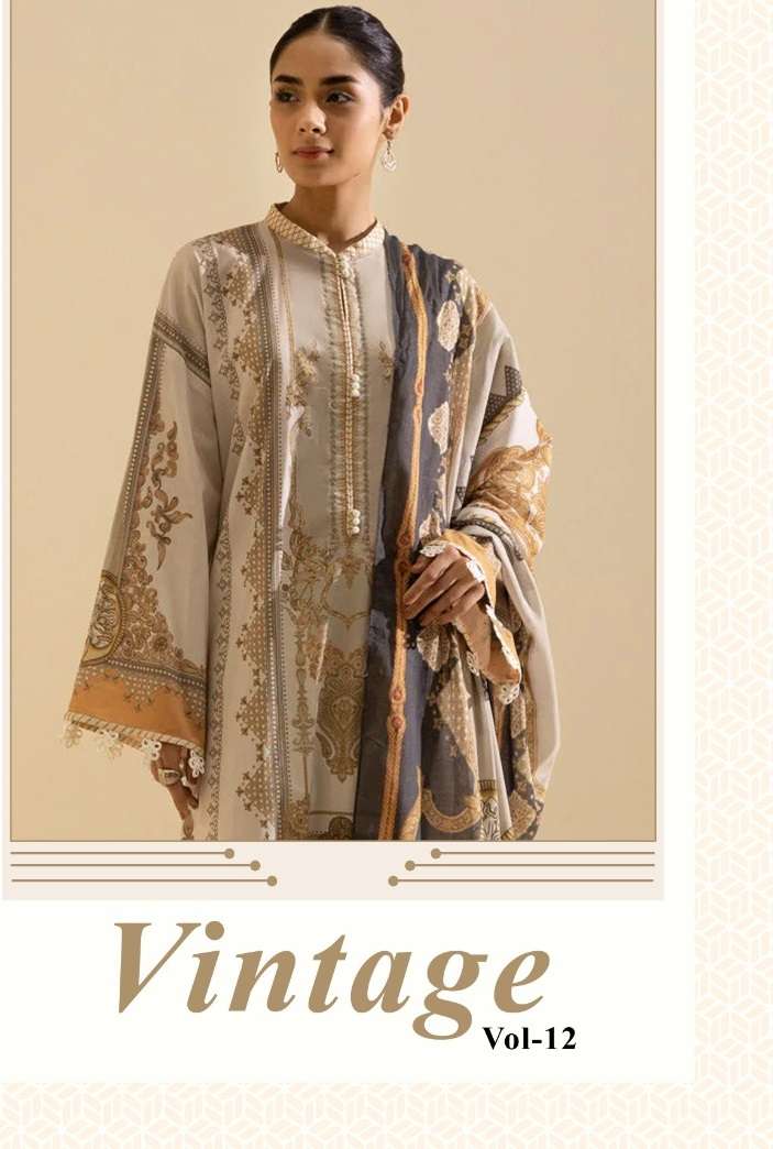 SHRADDHA DESIGNER VINTAGE VOL 12 SALWAR KAMEEZ 