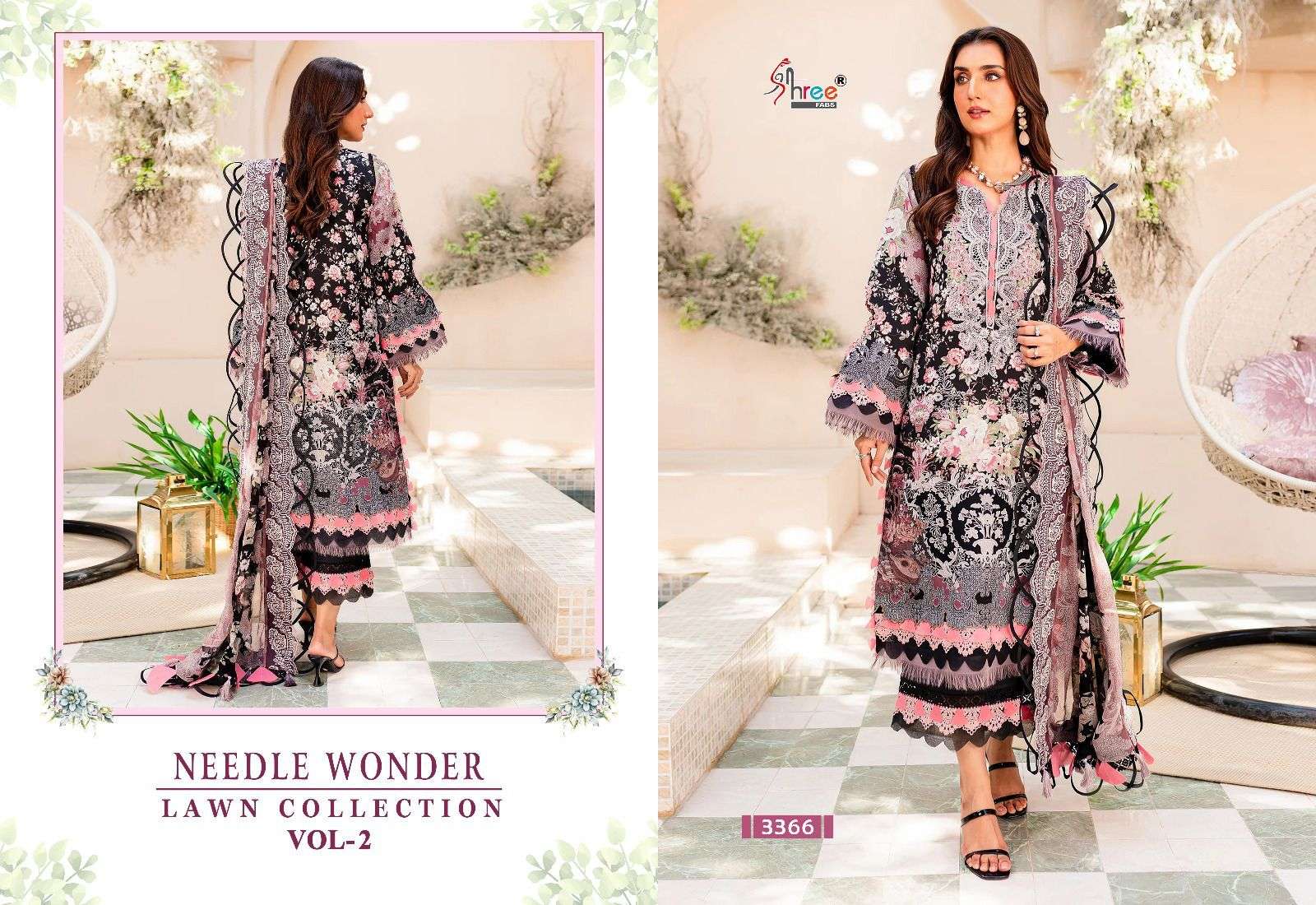 SHREE FABS D NO 3366 COTTON SALWAR KAMEEZ 