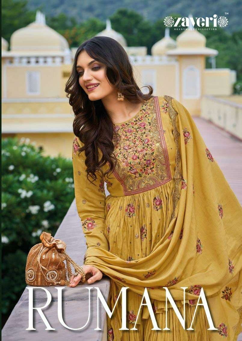 ZAVERI WOMEN BEAUTY RUMANA PARTY WEAR  SUITS