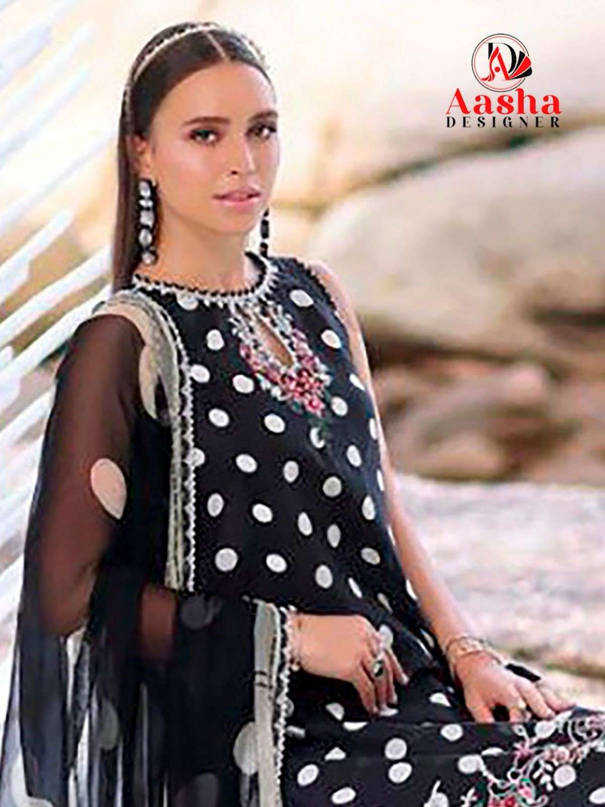 AASHA DESIGNER D NO 1054 AND 1055 COTTON SALWAR KAMEEZ 