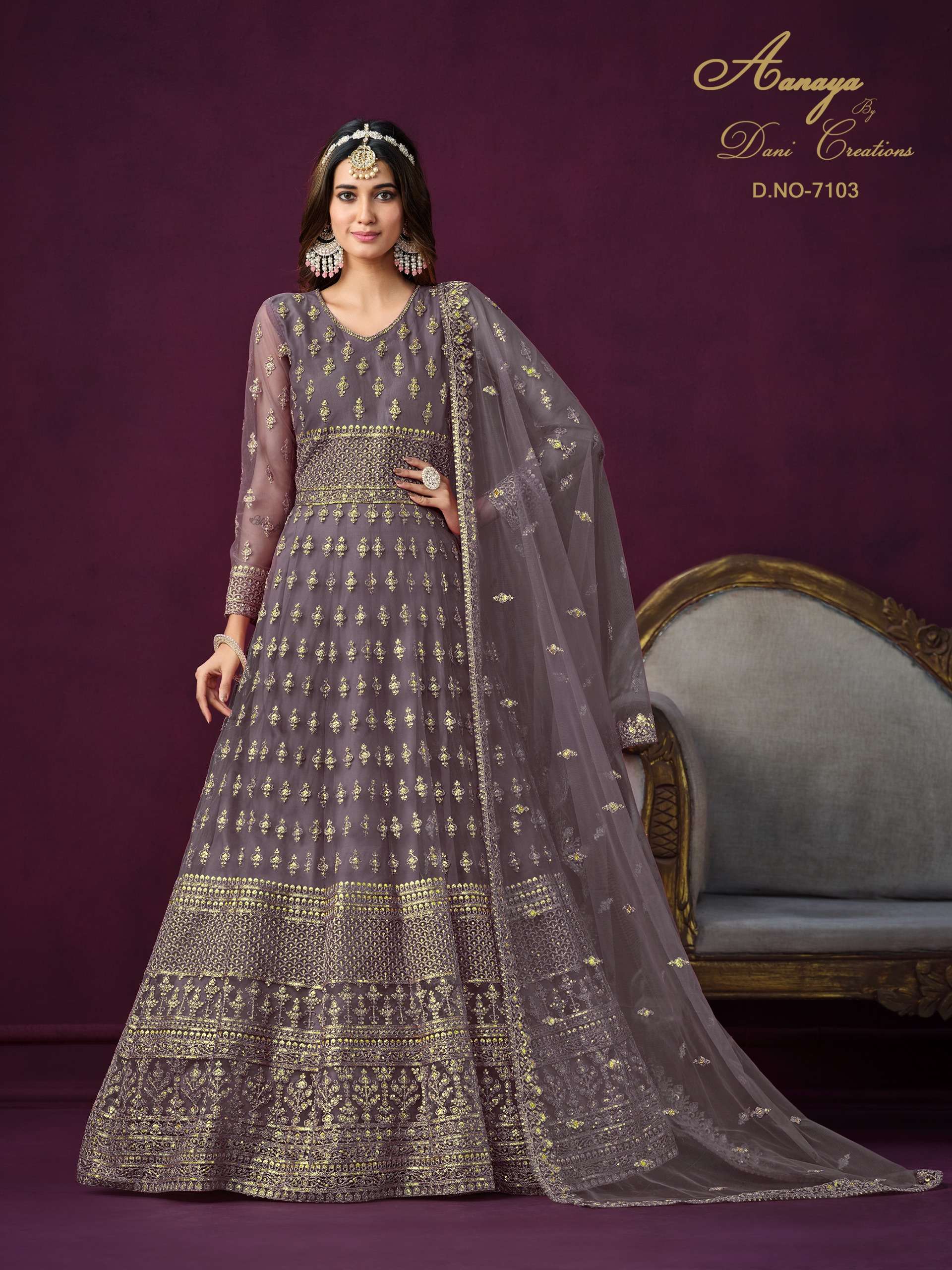 DANI CREATION AANAYA 7100 SERIES ANARKALI GOWN SUIT