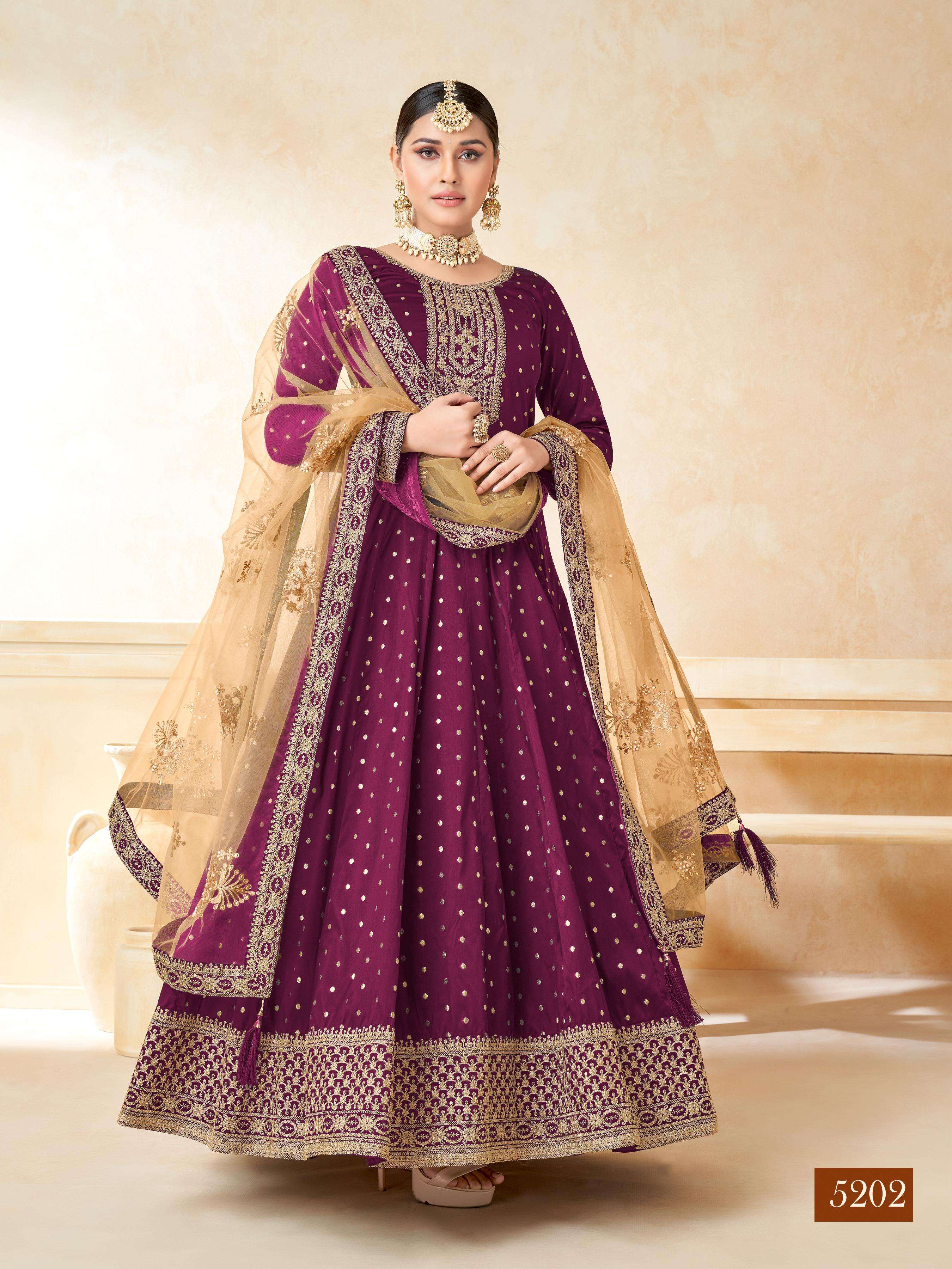 DANI CREATION AANAYA VOL 152 EMBROIDERY DESIGNER SUIT