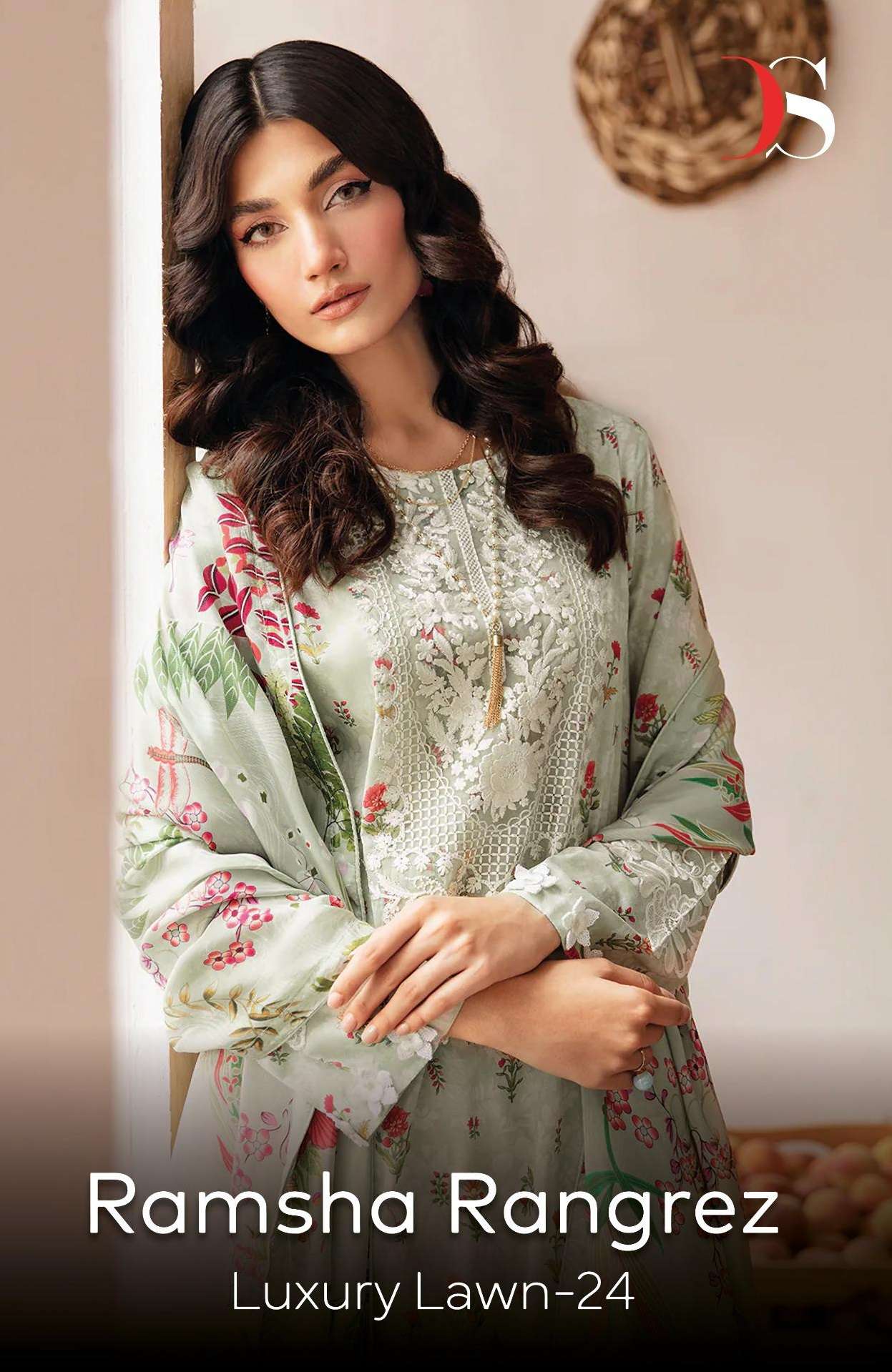 DEEPSY SUITS RAMSHA RANGREZ LUXURY LAWN 24 COTTON SUIT