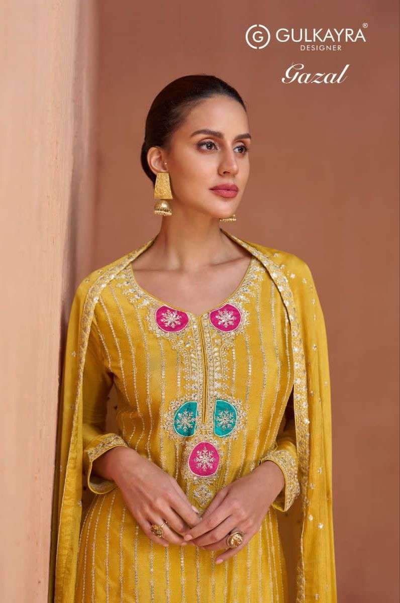 GULKAYRA DESIGNER  GAZAL HEAVY DESIGNER SUIT