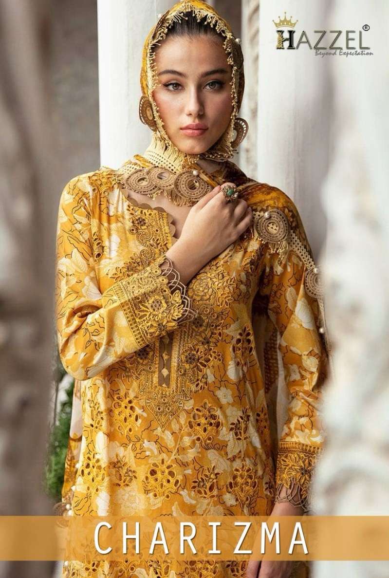 HAZZEL CHARIZMA LUXURY LAWN COLLECTION SALWAR KAMEEZ 