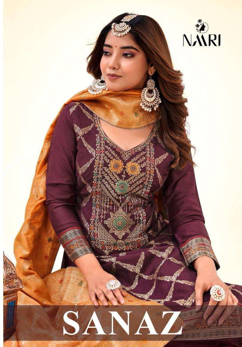 NAARI SANAZ DOLA JACQUARD DESIGNER SUIT
